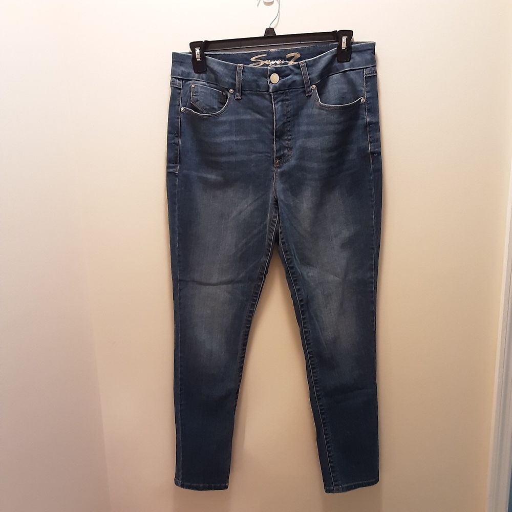 Seven 7 Tummy Less Skinny Stretch Jeans 14